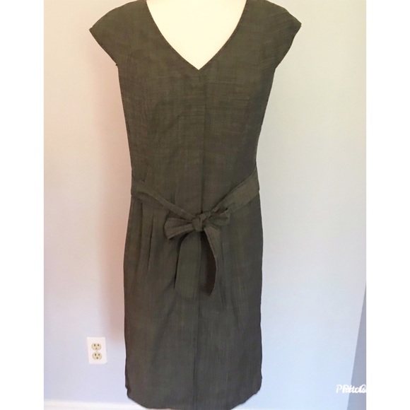 Talbots button down dress with belt - Picture 2 of 8